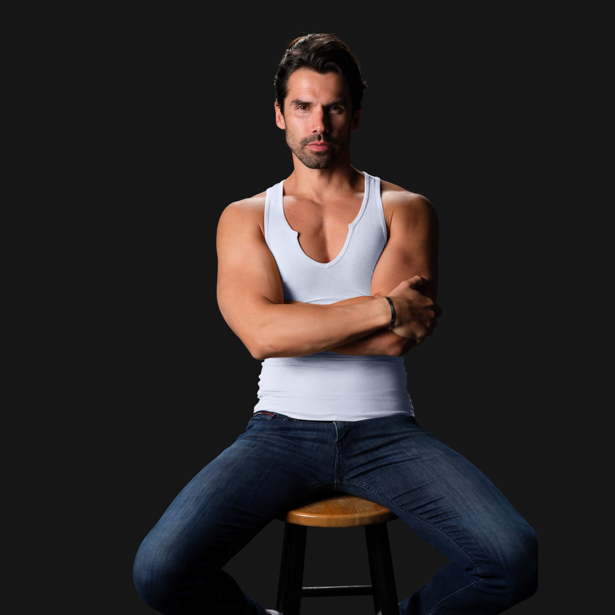 Nouveau Notched V-Neck Tank